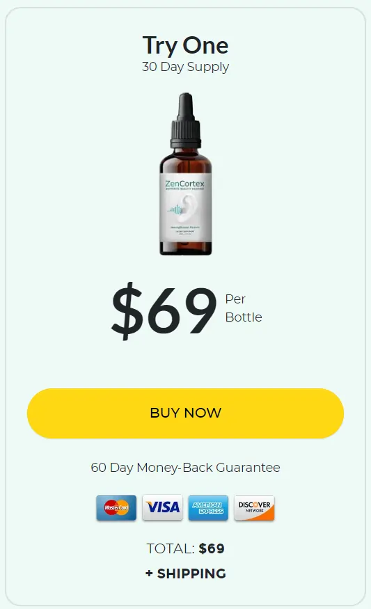 zencortex one bottle 30 day supply